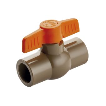 REGISTRO ESFERA SOLDAVEL MARROM 20mm
