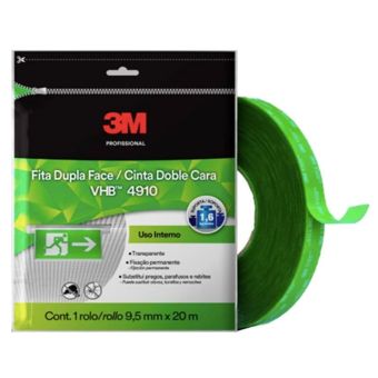 FITA VHB 4910 DUPLA-FACE TRANSP. 19mmX5m (FLOWPACK)