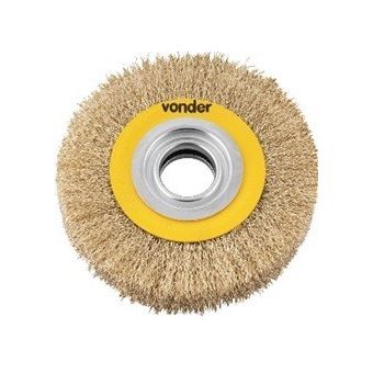ESCOVA CIRCULAR COM BUCHA DE REDUCAO 6"x3/4"