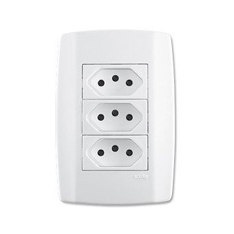 SLIM MONOBLOCO 3 TOMADAS 20A 250V