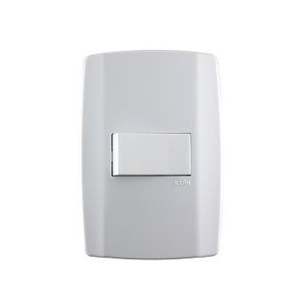 SLIM INTERRUPTOR SIMPLES 10A 250V HORIZONTAL