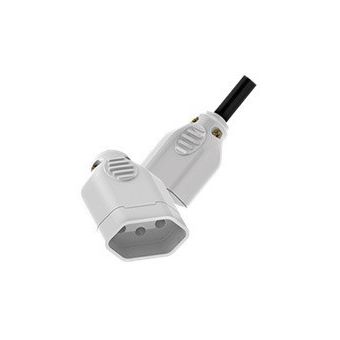 PINO FEMEA 2P+T BIPOLAR 20A 250V BRANCO