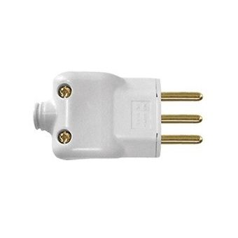 PINO PRENSA CABO 2P+T 10A 250V BRANCO c/10un