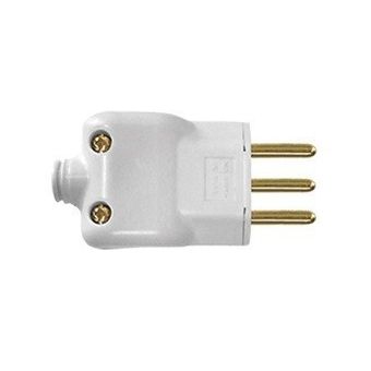 PINO PRENSA CABO 2P+T 20A 250V BRANCO c/10un