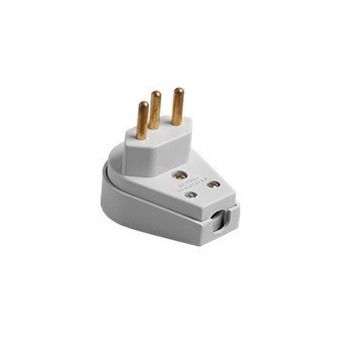 PINO PRENSA CABO GIGANTE 2P+T CINZA 20A 250V c/10un