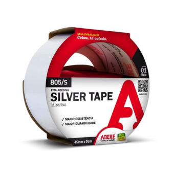FITA SILVER TAPE 805/S BRANCA 45mmX5m