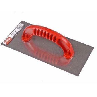 DESEMPENADEIRA INOX LISA 25,5x12cm Cabo Plast. Fechado