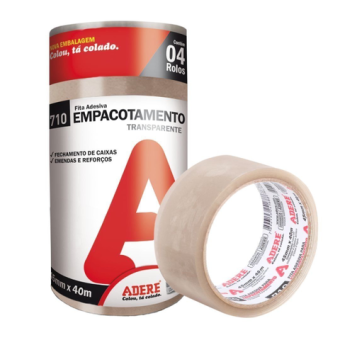 FITA EMPACOTAMENTO TRANSPARENTE 710/U 45mmX40m