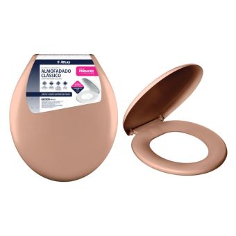 ASSENTO SANITARIO ALMOFADADO CLASSICO CARAMELO PR1063-1