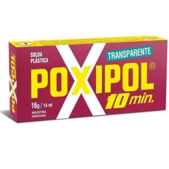 POXIPOL TRANSPARENTE 10 MINUTOS 82g