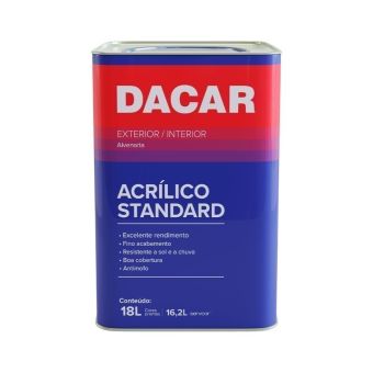 ACRIL.STANDARD FOSCO CINZA 18 L
