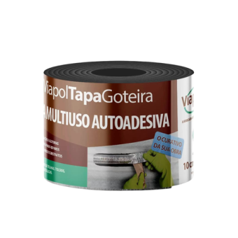 FITA TAPA GOTEIRA ALUMINIZADA 20cmx10m