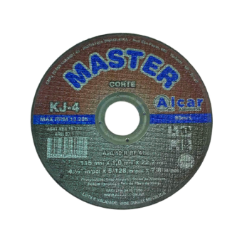 DISCO CORTE INOX KJ-4 MASTER 115x1,0x22,2mm 4,5"