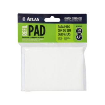 REFIL P/ PAD (RECORTE) c/2un AT751/35 120mm