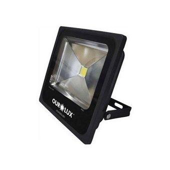 REFLETOR LED, 300W, 6500K, Bivolt, SLIM PRETO