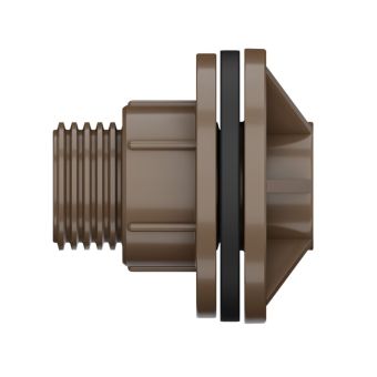 ADAPTADOR SOLDAVEL COM ANEL PARA CAIXA D'AGUA 25mm