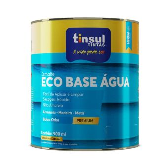 ESMALTE SINTETICO ECO BASE AGUA BRANCO 900ml