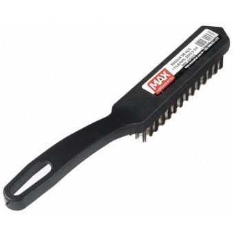 ESCOVA DE ACO PLASTICA 4 Fileiras 280x33mm