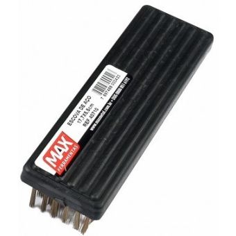 ESCOVA DE ACO PLASTICA S/ CABO 177x55mm Fio 27mm