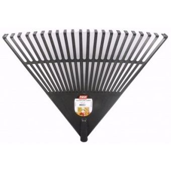 VASSOURA JARDIM PLAST. 14 Dentes, Preta, 340mm c/ cabo 1,2m