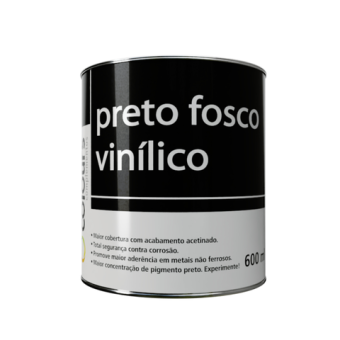 PRETO FOSCO VINILICO 600ml