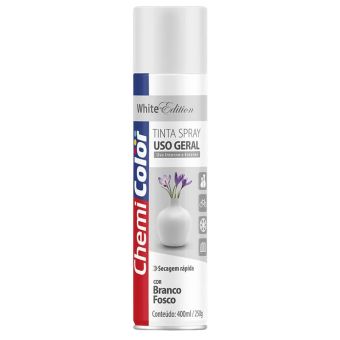 TINTA SPRAY UG BRANCO FOSCO 400ml