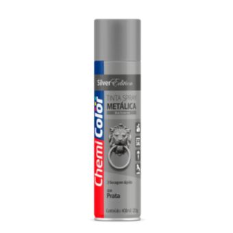 TINTA SPRAY METALICA PRATA 400ml