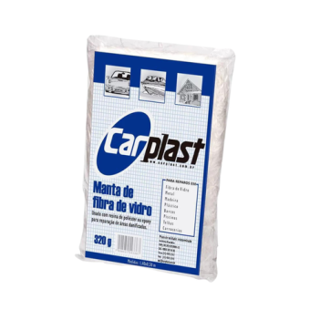 MANTA FIBRA VIDRO 1,40x0,50m CARPLAST 320g