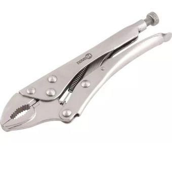 ALICATE DE PRESSAO 10" 254mm MORDENTE CURVO AC/Niquelado