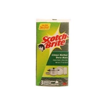 ESPONJA SCOTH-BRITE MULTIUSO C/ 3 UN.