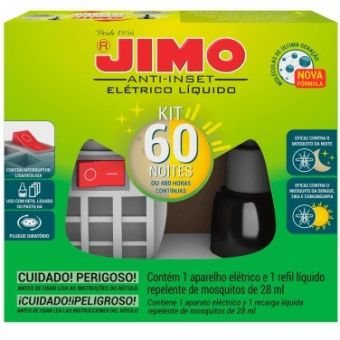 JIMO ANTI-INSET ELETRICO LIQUIDO 60 NOITES