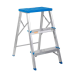 ESCADA BANQUETA ALUMINIO 3 DEGRAUS 394x815 120kg