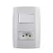 SLIM 1 INTERRUPTOR PARALELO 10A + 1 TOMADA 10A 250V