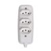 TOMADA EM BARRA TRIPLA 2P+T 20A 250V CINZA