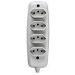 TOMADA EM BARRA QUADRUPLA 2P+T 10A 250V CINZA