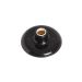 PLAFON 100W 250V COM RECEPTACULO IMP. PORCELANA PRETO