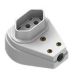 PINO FEMEA GIGANTE BIPOLAR 2P+T 20A 250V CINZA c/10un