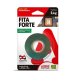 FITA FORTE DUPLA FACE TRANSPARENTE 24mmX2m