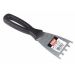 ESPATULA DE ACO DENTADA 6 cm Cabo Plastico