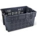CAIXA PLASTICA ORGANIZADORA PRETA 56L