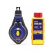 JOGO CARRETEL DE LINHA + GIZ VERMELHO STRAIT-LINE 30m