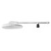 CHUVEIRO DE 8'' COM BRACO DE 30cm COM REGISTRO 1/2"