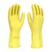 LUVA LATEX FORRADA AMARELA GG 10"