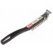 ESCOVA DE ACO PLASTICA C/ RASPADOR 3 Fileiras 280x24mm
