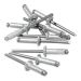 REBITE REPUXO ALUMINIO 3,2x10mm POLIDO Pcte c/ 100 un.