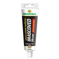 BRASCOVED SILICONE ALTA TEMPERATURA PRETO 50g
