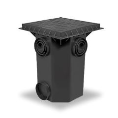 CAIXA MULTIPLA PARA INSPECAO COM TAMPA 35x35x44,5cm