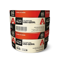 FITA CREPE USO GERAL 423 18mmX50m