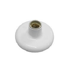 PLAFON BRANCO 100W 250V C/ RECEPT IMP. ECON.