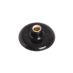 PLAFON PRETO 100W 250V C/ RECEPT IMP. ECON.